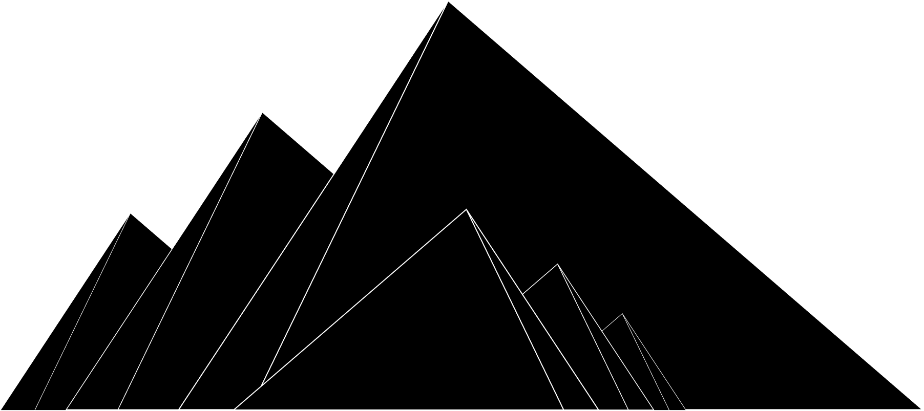 Black pyramides